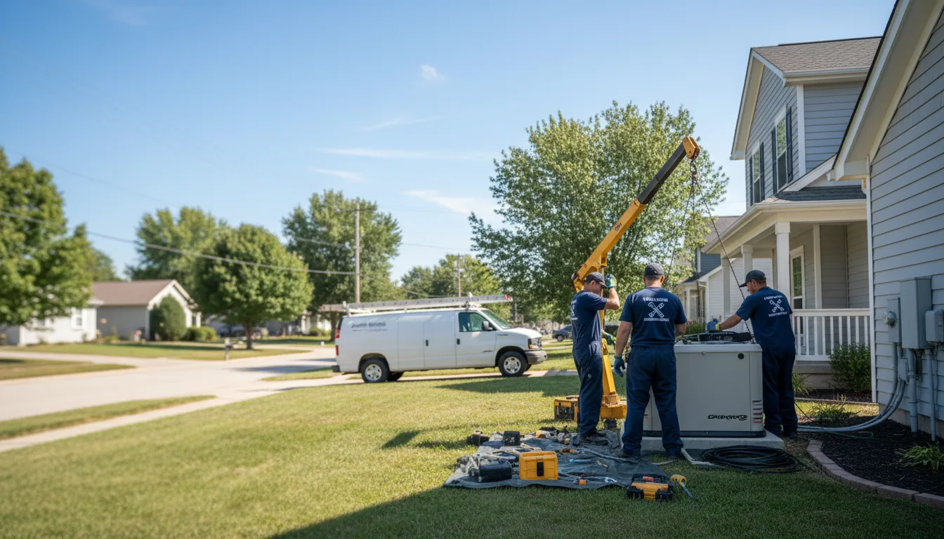 Generator Installation in Yates Center, KS near me